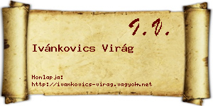 Ivánkovics Virág névjegykártya